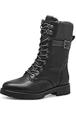 Jana Botas de Mujer con Cordones Plano Forro Caliente Vegano, Moda, , 40 EU