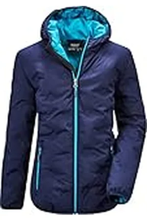Killtec Lynge Grls Acolchado Jckt Chaqueta en Aspecto de plumón con Capucha, Niñas, , 128