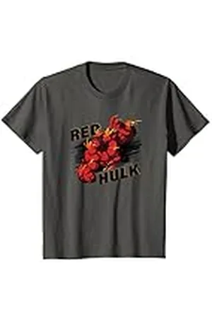 Marvel Niños Red Hulk Red Hulk Fire Camiseta
