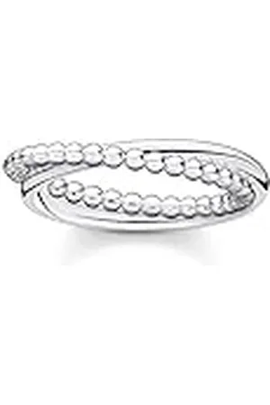 Thomas Sabo Anillo doble bolas plata plata de ley 925 TR2321-001-21-54