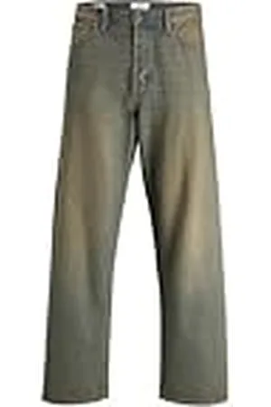 JACK & JONES Jjialex Jjoriginal SBD 099 Vaqueros Holgados, Azul Denim, 33W / 32L Hombres
