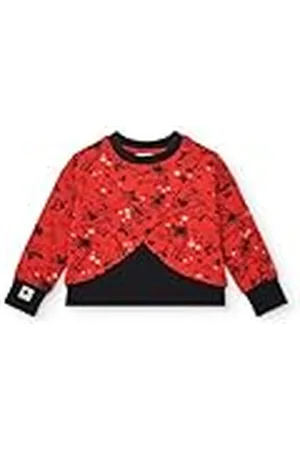Tuc Tuc Camiseta roja con Estampado Musical y Detalles Negros para niña colección Dark and Roses (Talla 4 años)