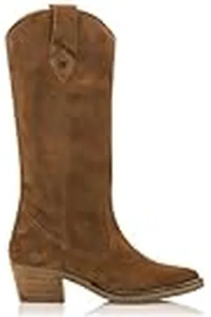 MTNG Botas de tacón Mujer Botas de tacón TEO 59716 Mujer | De Piel, con Interior Piel y Punta Afilada | Botas de tacón Casual | Cierre con Cremallera | 57421 |