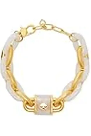 Kate Spade Pulsera de enlace, oro blanco