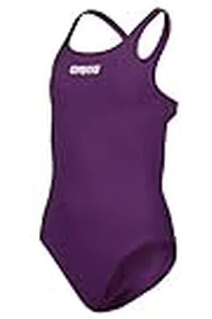Arena Swim Pro Back Solid Bañador de Una Pieza para Niña, Bañador de Secado Rápido, Bañador Deportivo de Tejido MaxLife Eco con Resistencia al Cloro y Protección UV UPF 50+