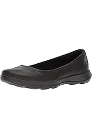 Skechers Performance Go Walk Lite-Gem, Bailarinas con Punta Cerrada Mujer, Negro (BBK Black Textile/Trim), 37 EU