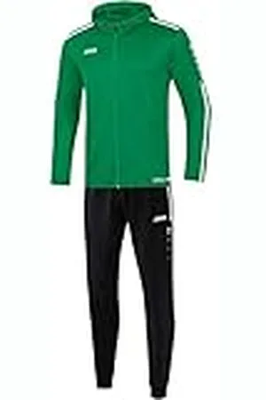Jako Chándal para hombre de poliéster Striker 2.0 con capucha, color verde/blanco, XXL, M9419
