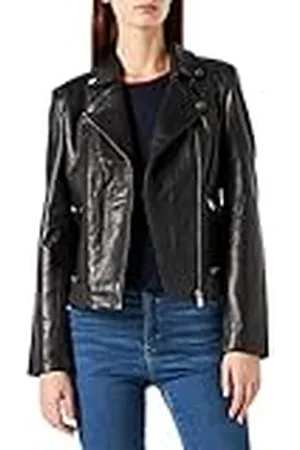 Naf-naf Veste en Cuir Cuero, , 44 para Mujer