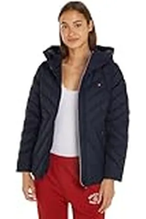 Tommy Hilfiger Cazadora de Plumas Mujer Down Jacket con Capucha, , XS