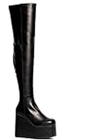 Lamoda Never Again, Botas Altas hasta la Rodilla Mujer, Color , 39 EU