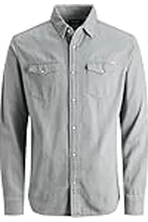 JACK & JONES Jjesheridan Shirt L/s, Camisa vaquera Hombre, , XX-Large