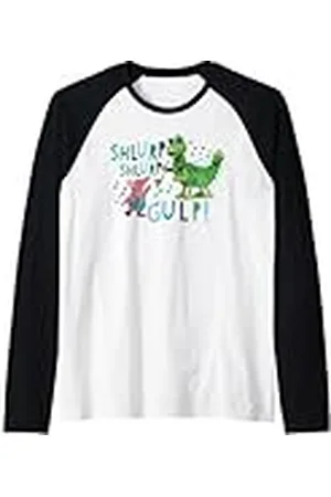 Clangers Sopa Dragón Shlurp Shlurp Gulp! Retro Camiseta Manga Raglan