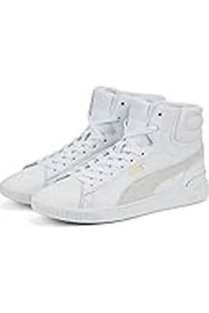 PUMA Vikky V3 Mid L, Zapatillas Mujer, Blanco Team Oro, 37 EU