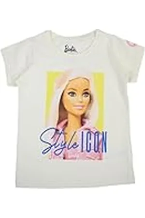 Disney Camiseta de Manga Corta niña Barbie T-Shirt, , 4 años Unisex Kids