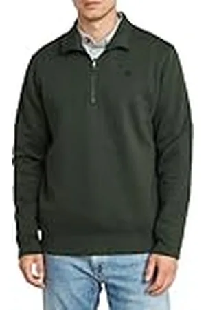 G-Star Para Hombre Sudadera Premium Core Half Zip, , XS