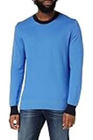 Tommy Hilfiger Chain Ridge Structure C Neck MW0MW33511 Pulóveres, Azul (Blue Spell/Desert Sky), S para Hombre
