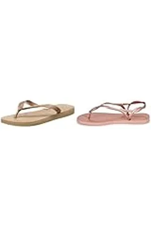 Havaianas Luna, Sandalias Mujer, Crocus Rose, 37/38 EU Top Tiras, Chanclas para Mujer, Dorado (Rose Gold), 37/38 EU
