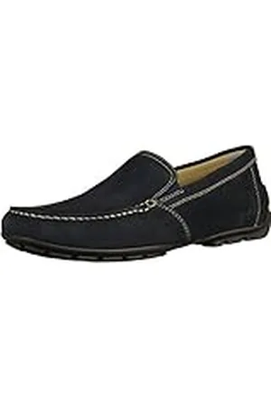 Geox U Moner V, Mocasines para Hombre, Azul (Blue) , 44 EU
