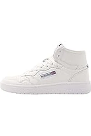 British Knights Noors Mid, Zapatillas Mujer, Blanco, Beige, 44 EU