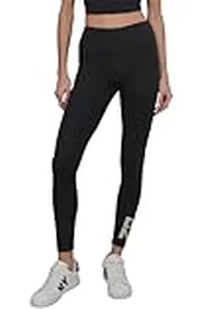 DKNY High Waist Full Length Stacked Logo Tight Pantalones, , XS Mujeres