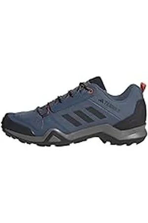 adidas Terrex AX3 Hiking Shoes, Zapatos de Senderismo Hombre, Wonder Steel/Core Black/Orange, 40 2/3 EU