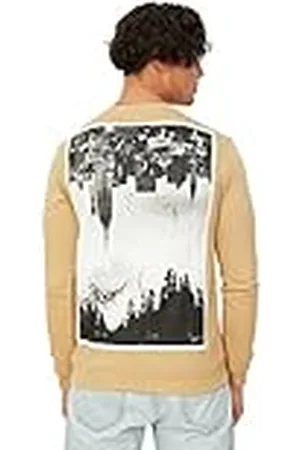 Trendyol Sudadera Regular Lisa con Cuello Redondo, , XL para Hombre