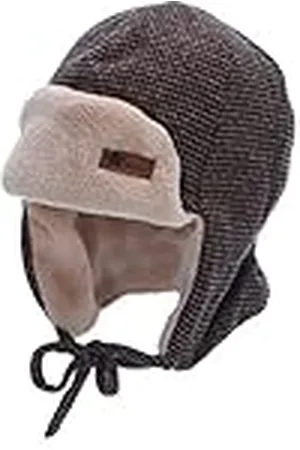 Sterntaler Gorro de Aviador con Patada de Gallo, , 47 para Niños
