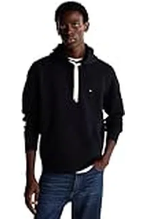 Tommy Hilfiger Hoodie Hombre Essential Fleece Regular Fit, Azul (Desert Sky), 3XL