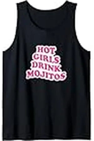 College Chicas calientes beben mojitos Camiseta sin Mangas