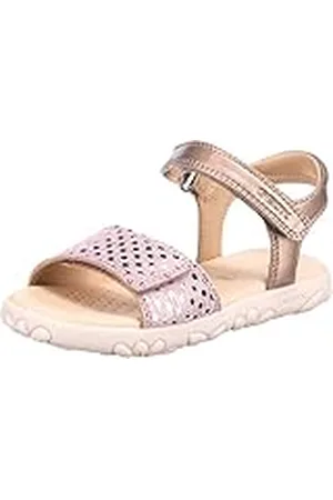 Geox J Sandal Haiti Girl, Sandalias para Niña, Rosa (Antique Rose) , 32 EU