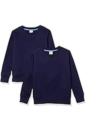 Amazon Sudaderas de Forro Polar con Cuello Redondo Niña, Pack de 2, , 2 años