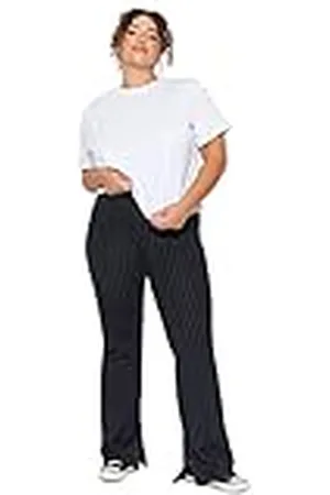 Trendyol Pantalones de Cintura Alta y Pierna Ancha para Mujer, , 3XL Grande