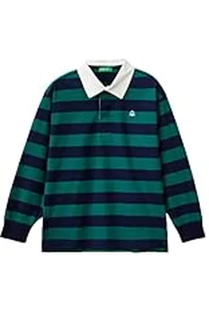 Benetton Maglia Polo M/L 3tbxc301m Camisa, , 150 cm para Niños