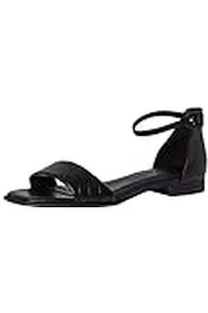 Marco Tozzi 2-2-28126-38, Sandalias Planas Mujer, Black, 39 EU