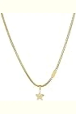 Liu Jo LIU-JO Collar Collana in Acciaio Colore Gold con pendente Charms Stella con cristalli LJ2193 Marca
