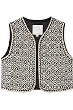 Springfield SPRINGFILED, Mujer, Chaleco Acolchado Bordados, Black, S