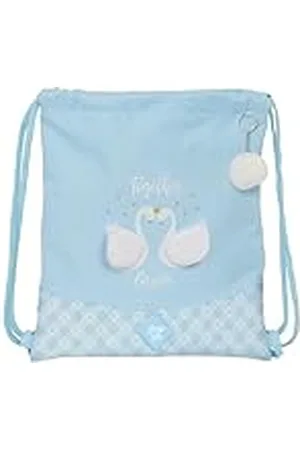 Glowlab CISNES - Mochila Saco Plano Grande, Mochila, Ideal para Niños de Diferentes Edades, Cómoda y Versátil, Calidad y Resistencia, 35x40 cm, Color