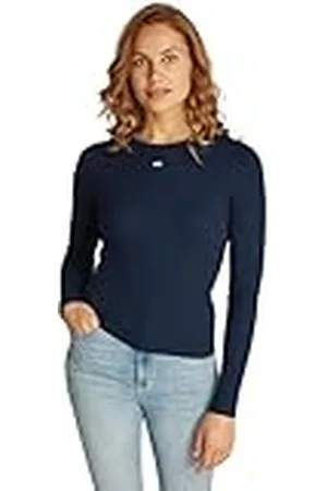 Tommy Hilfiger Camiseta de Manga Larga Mujer Slim Fit Essential de Algodón, , XXS