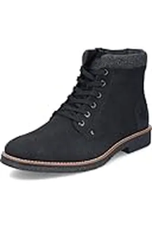 Rieker 33640, Botas Hombre, Black-Granite-Black-Black 01, 45 EU