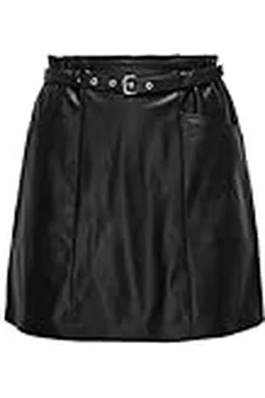 ONLY Onlheidi Falda de cinturón de Piel sintética CC Otw Cuero, , 48 para Mujer