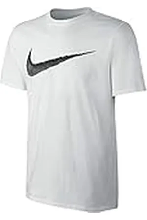Nike M Nsw Tee Hangtag Swoosh Camiseta de Manga Corta, Hombre, Blanco (White / Black), M