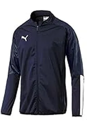 PUMA Cup Sideline Jacket Jacket, Hombre, Peacoat-Electric Blue Lemonade- White, XXL