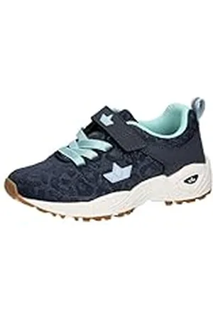 LICO Alisa VS, Zapatillas de Interior Unisex niños, Marine/Lila/Türkis, 28 EU