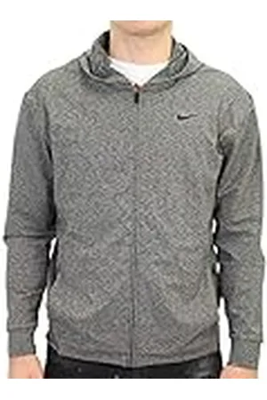 Nike Dri-FIT Sudadera con Capucha, Hombre, Black/Heather/Black, XL