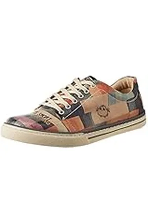 Dogo Sneakers, Zapatillas de Mujer, Life is Short, Zapatos Veganos Estampados,37 EU