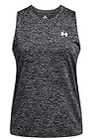 Under Armour Tech Tank Twist Camiseta sin mangas de mujer para entrenar, ligera camiseta de deporte, color /blanco