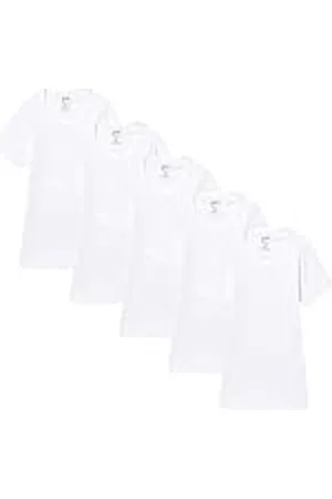 Abanderado Pack Camisetas de Manga Corta Cuello Redondo Junior Algodón 100% Niño x5, , 4 años