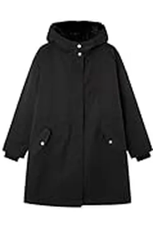 Springfield Parka con Capucha, Chaqueta Interior Desmontable Y Bolsillos con Forro Polar 2 en 1 Repelente al Agua, , L para Mujer