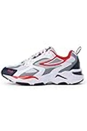 Fila CR-CW02 Ray Tracer Teens, Zapatillas, White Navy Red, 38 EU