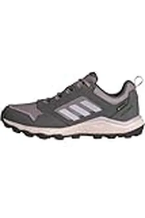 adidas Tracerocker 2.0 Gore-Tex Trail Running Shoes, Zapatillas Mujer, Charcoal/Silver Dawn/preloved Fig, 36 2/3 EU